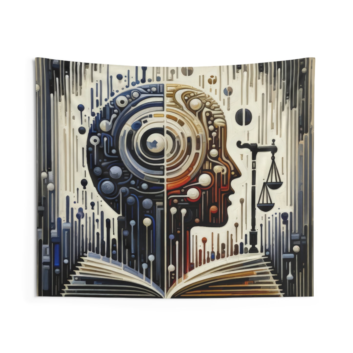 Critique Analytical Deliberation Indoor Wall Tapestries