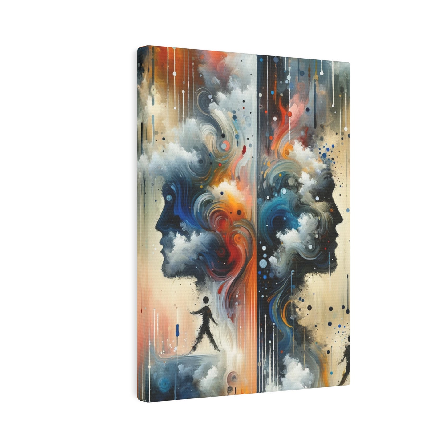 Connected Isolation Paradox Canvas Photo Tile