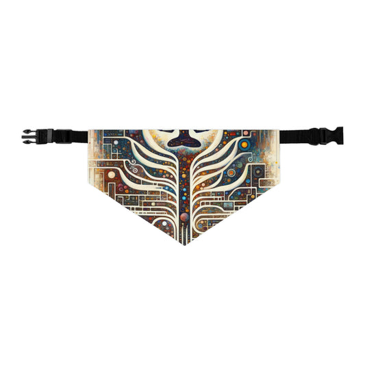 Syncing Silicon Spirituality Pet Bandana Collar