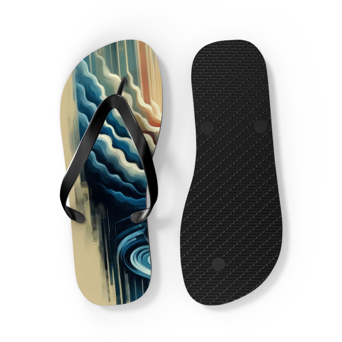 Ripple Effect Abstract Flip Flops