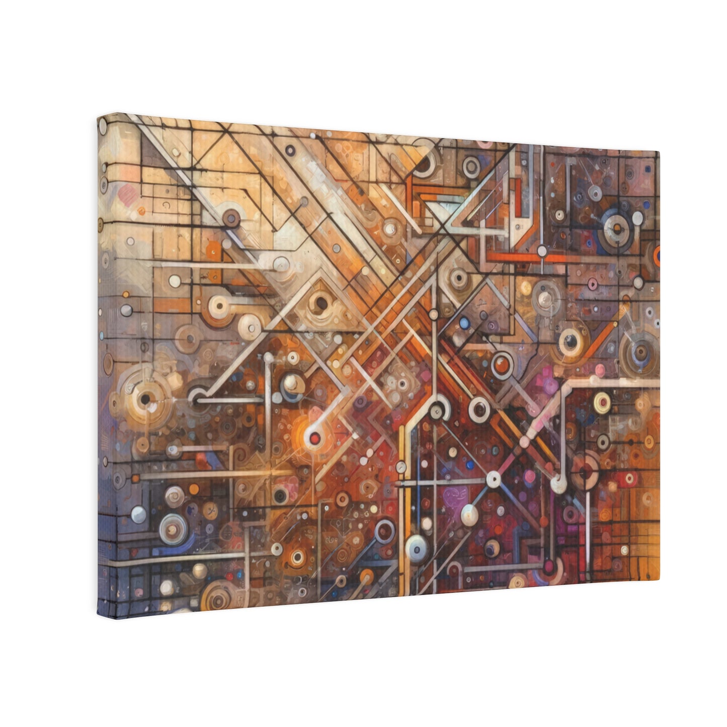 Abstract Structural Complexity Canvas Photo Tile