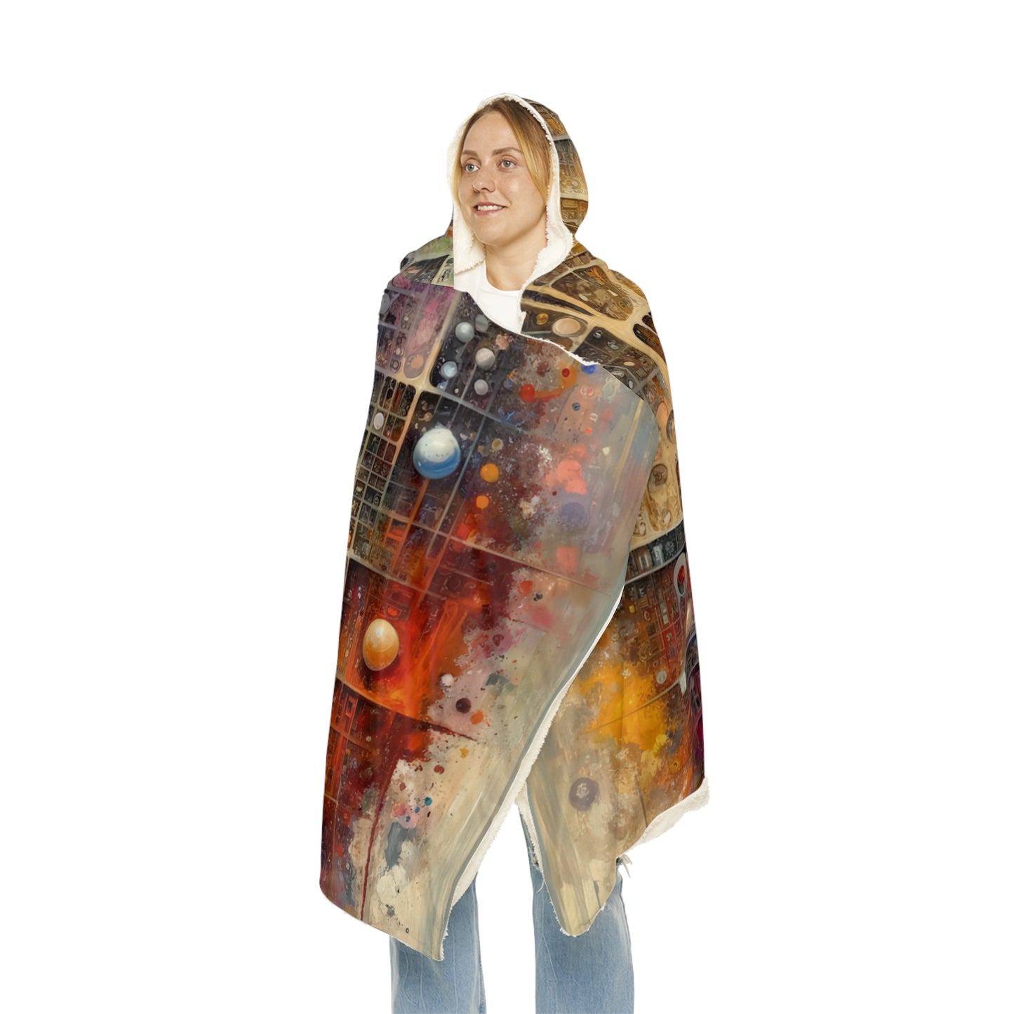 Integral Harmony Existence Snuggle Blanket