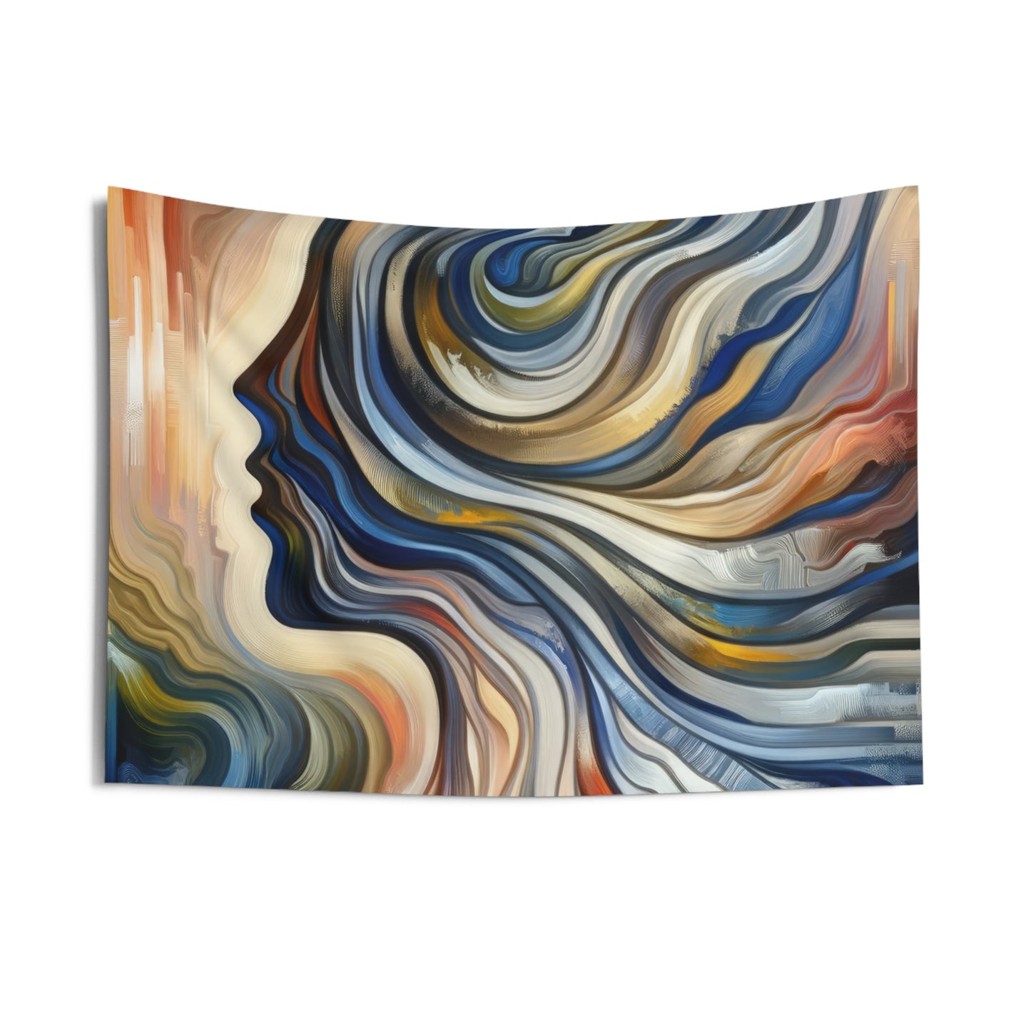 Diplomatic Emotional Currents Indoor Wall Tapestries