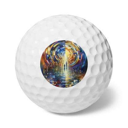 Collective Gesture Echelons Golf Balls, 6pcs