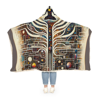 Syncing Silicon Spirituality Snuggle Blanket