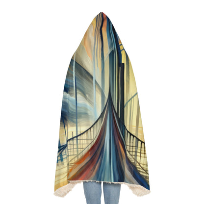 Conscious Bridge Tachism Snuggle Blanket