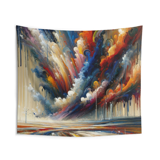 Grandiose Transformation Tachism Indoor Wall Tapestries