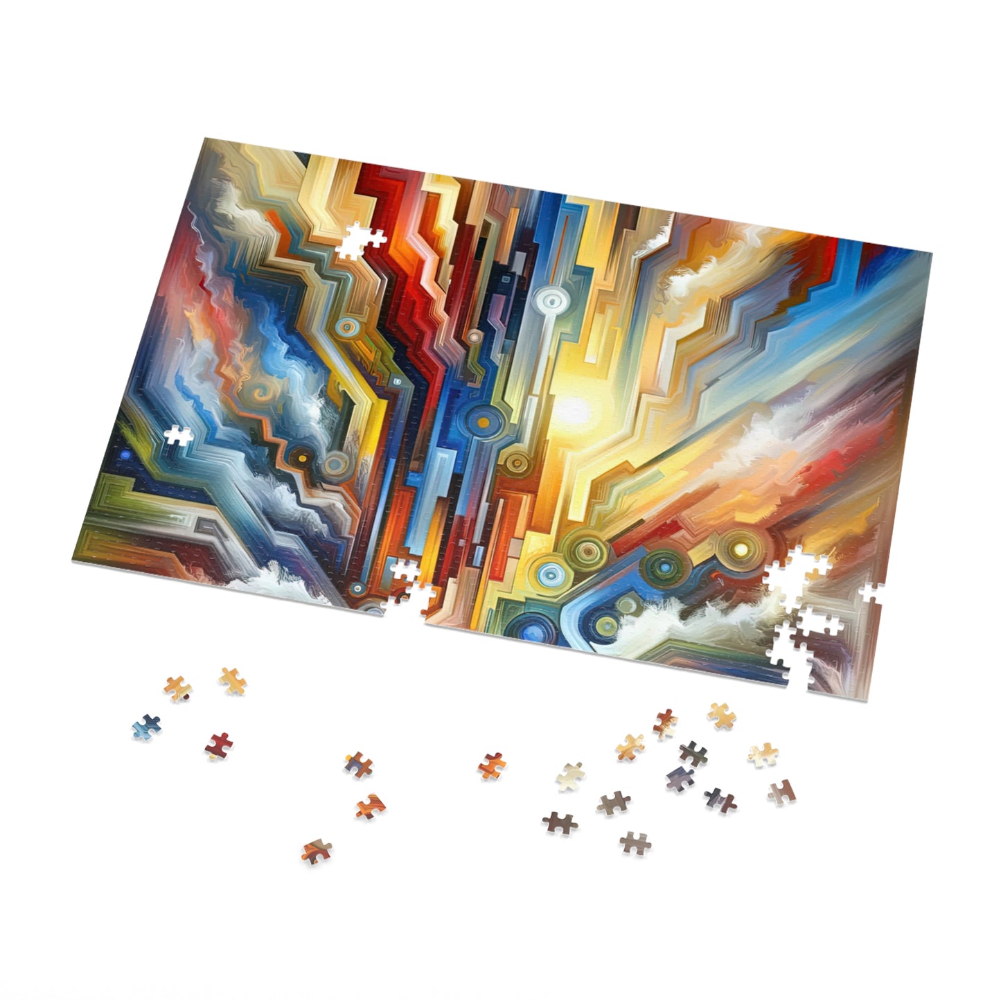 Unity Abstract Vibrancy Jigsaw Puzzle (30, 110, 252, 500,1000-Piece)