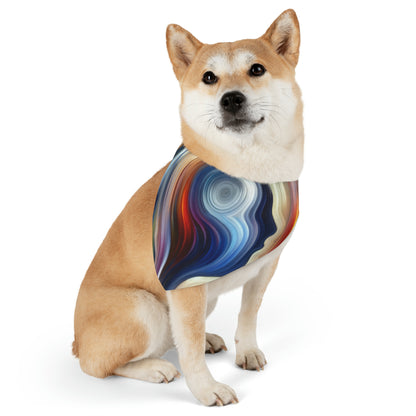 Harmonious Mindset Abstract Pet Bandana Collar