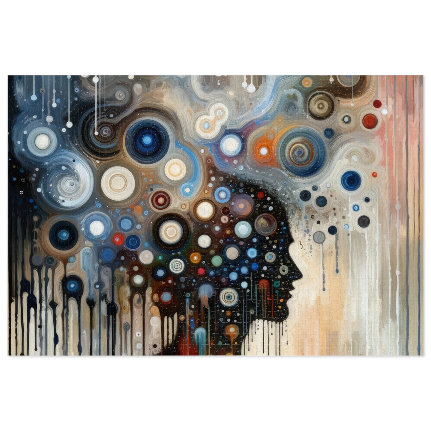 Universal Personal Tachism Jigsaw Puzzle (30, 110, 252, 500,1000-Piece)
