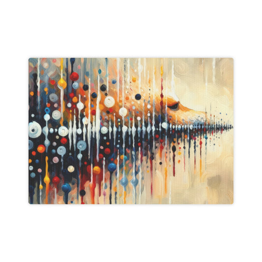 Distant Barking Echoes Canvas Photo Tile