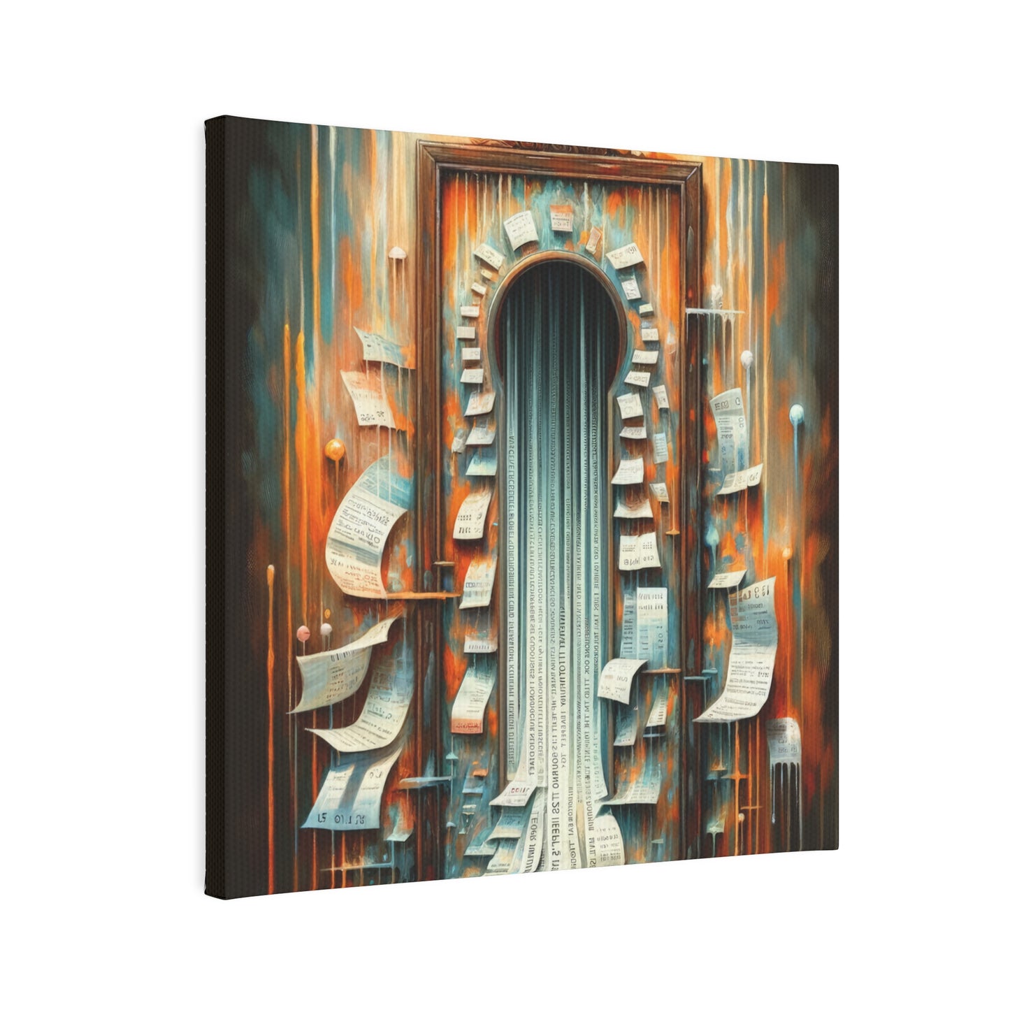 Illuminated Truths Mirror Canvas Photo Tile