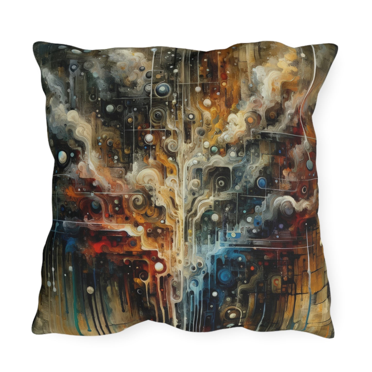 Integral Stewardship Abstract Outdoor Pillows