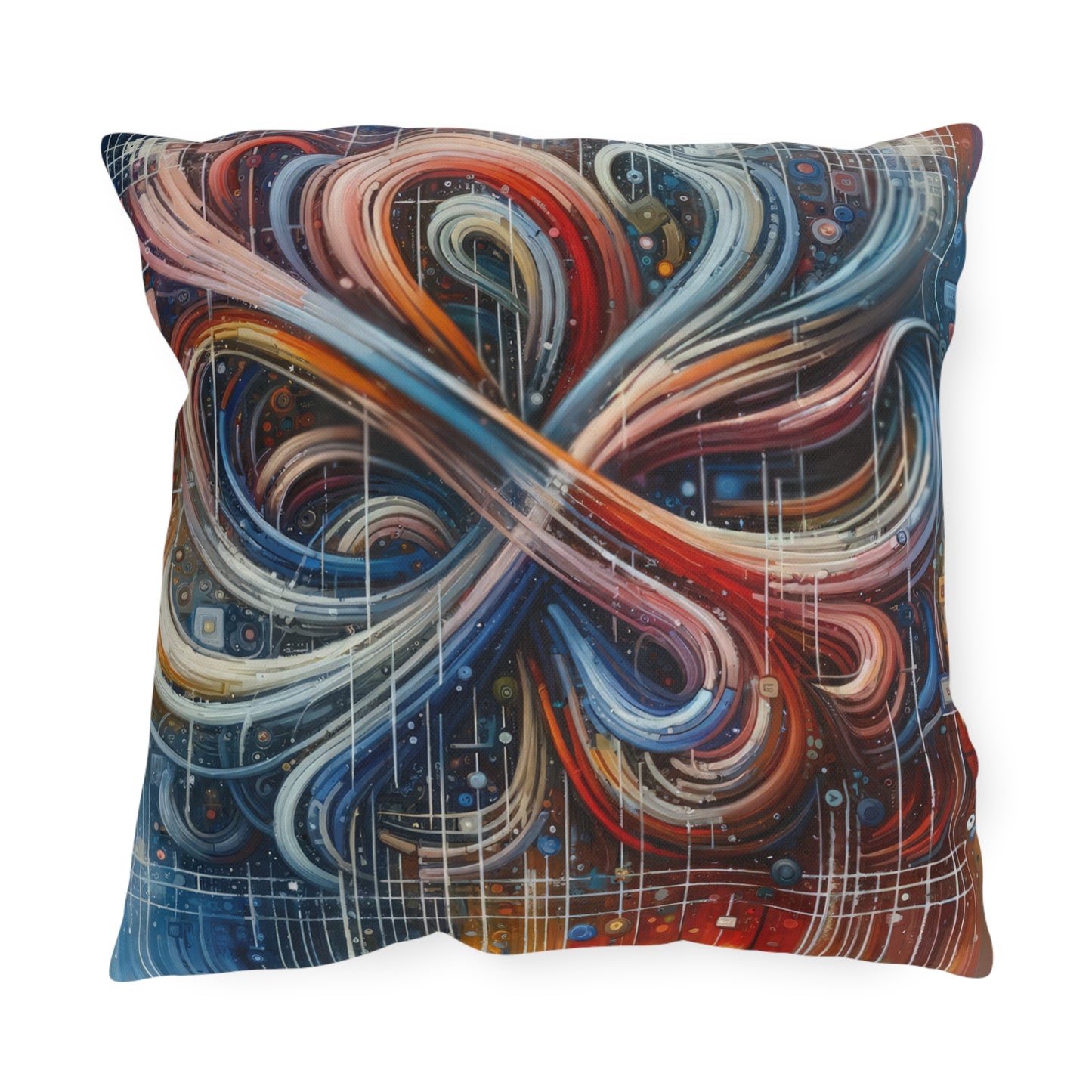 Humanity Tapestry Unification Outdoor Pillows
