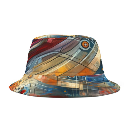 Techno Heart Harmony Bucket Hat (AOP)