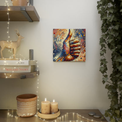 Digital Gratitude Nod Canvas Photo Tile