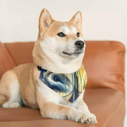 Conscious Bridge Tachism Pet Bandana Collar