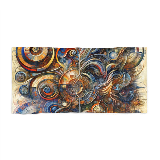 Ethos Web Abstract Beach Towel