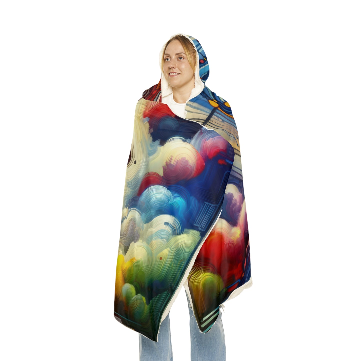 Supportive Digital Empathy Snuggle Blanket