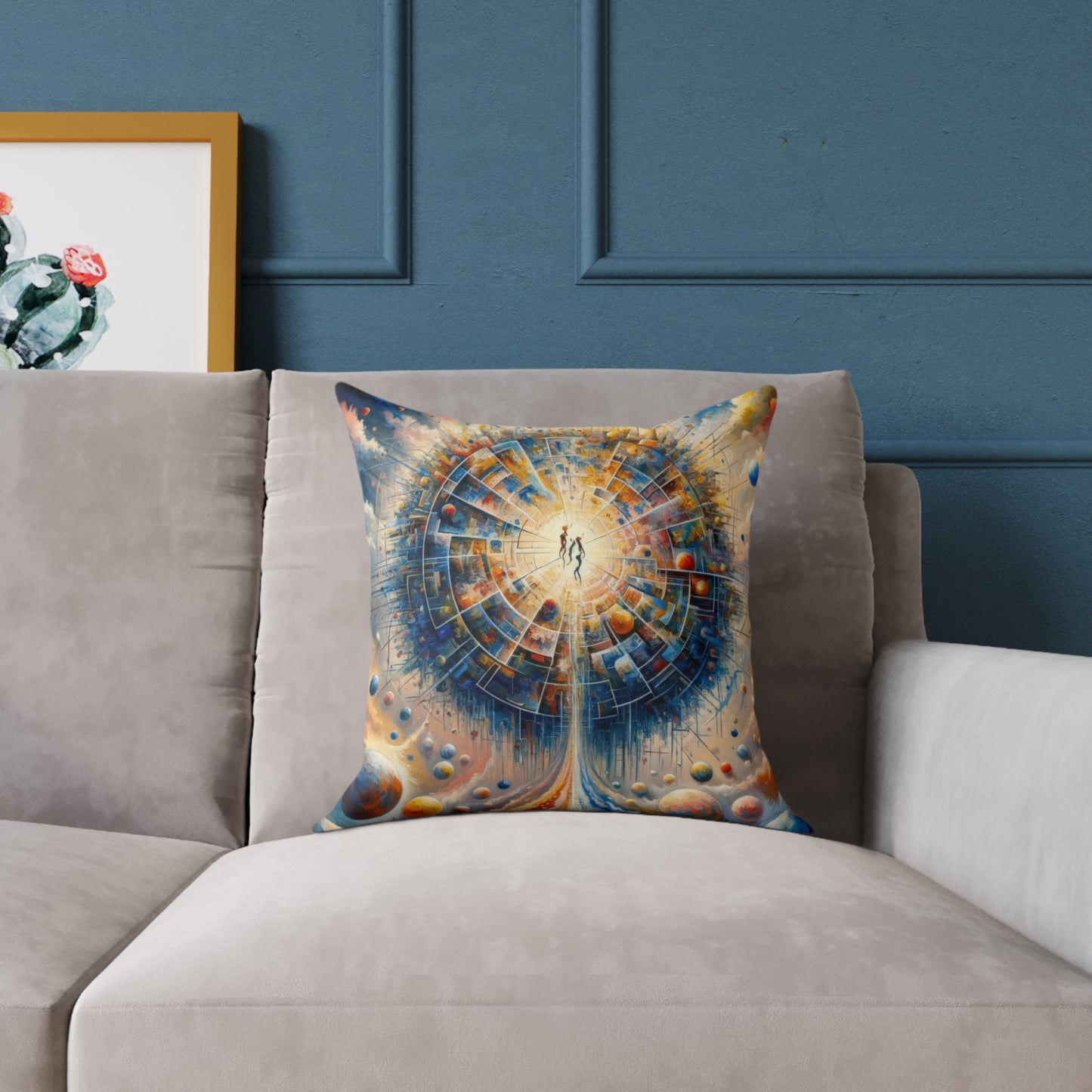 Cosmic Connection Antidote Spun Polyester Pillow