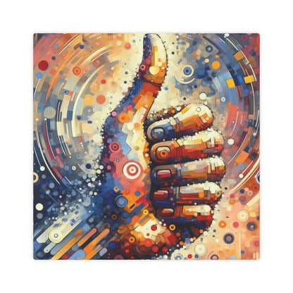 Digital Gratitude Nod Canvas Photo Tile