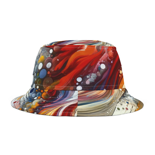 Harmonic Swirl Elegance Bucket Hat (AOP)