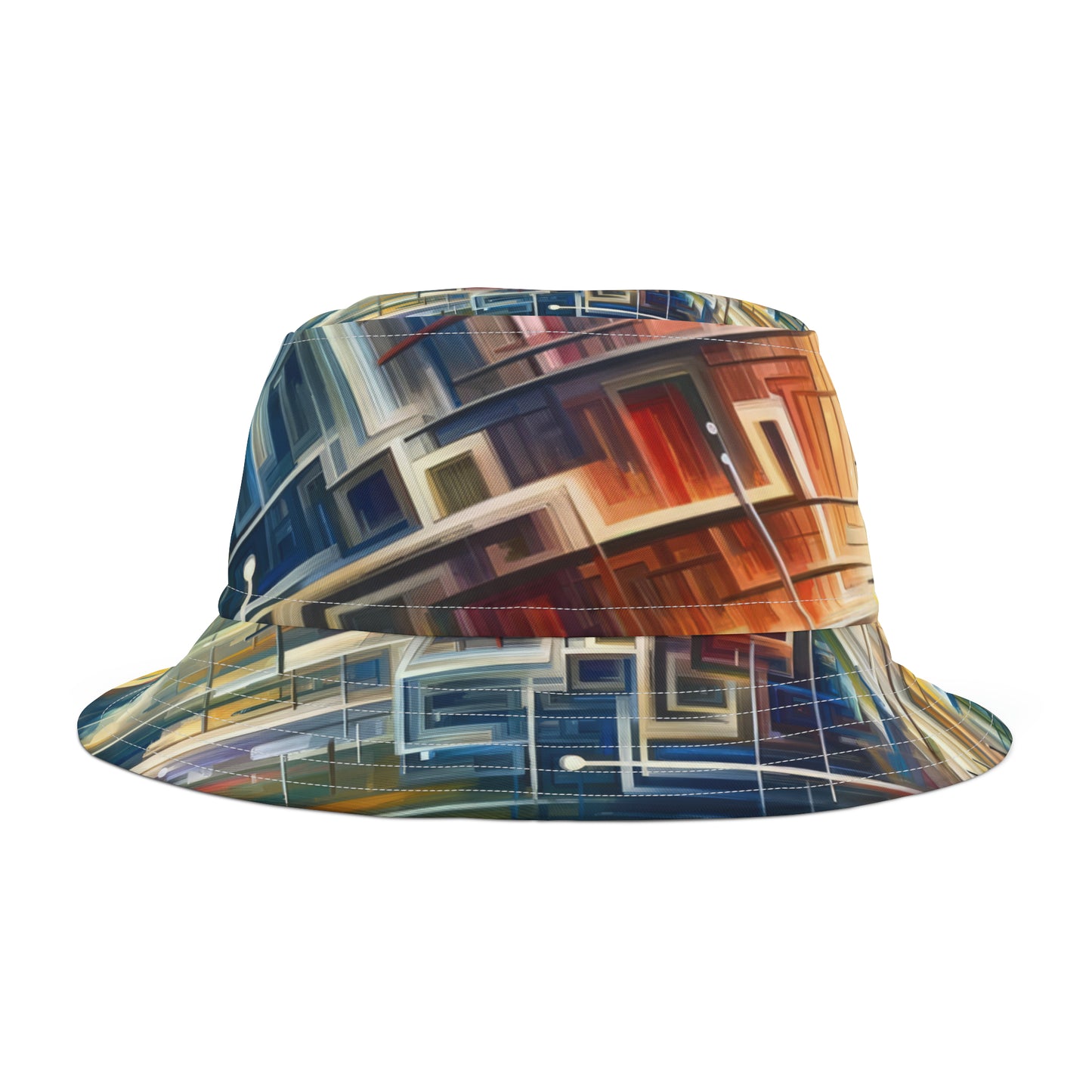 Urban Flow Interconnectedness Bucket Hat (AOP)