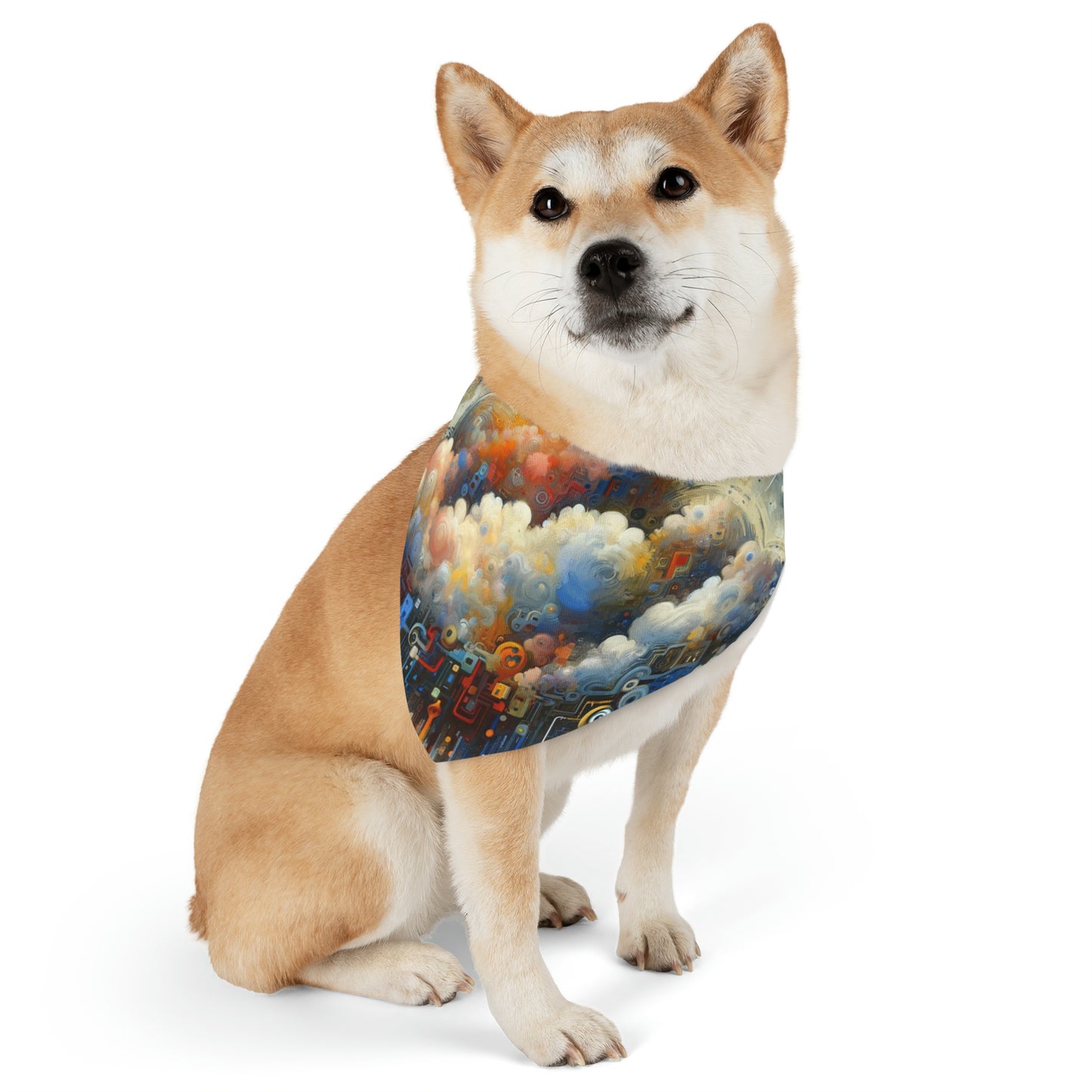 Cloud Community Crafting Pet Bandana Collar