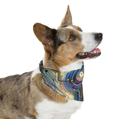 Supportive Digital Empathy Pet Bandana Collar