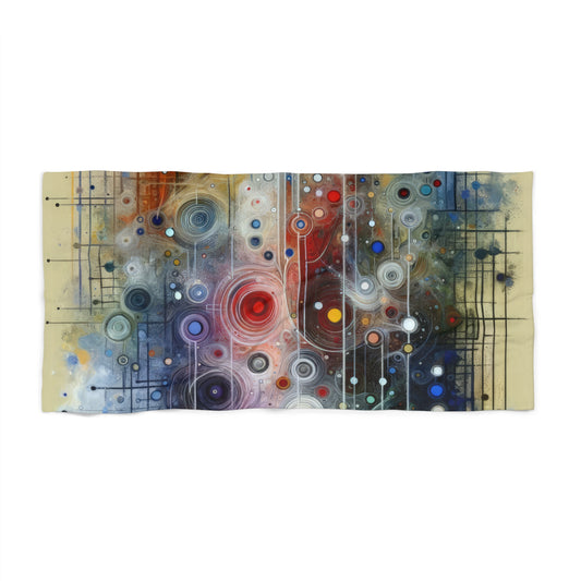 Awakenings Interconnectedness Tachism Beach Towel