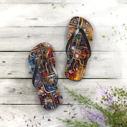 Grandest App Tapestry Flip Flops