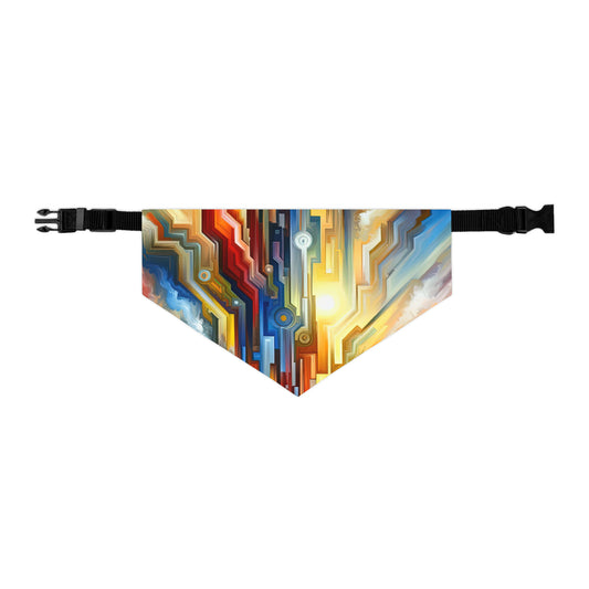 Unity Abstract Vibrancy Pet Bandana Collar