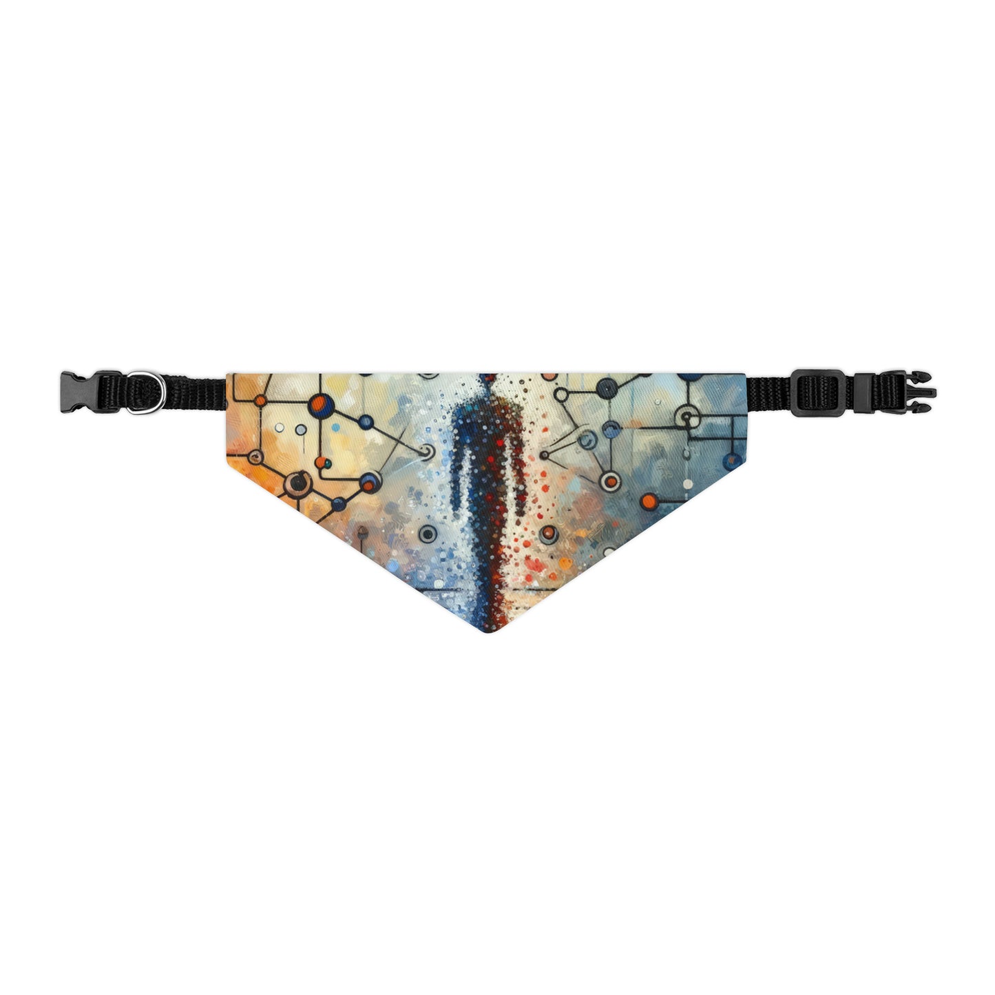 Technological Connectivity Bridge Pet Bandana Collar