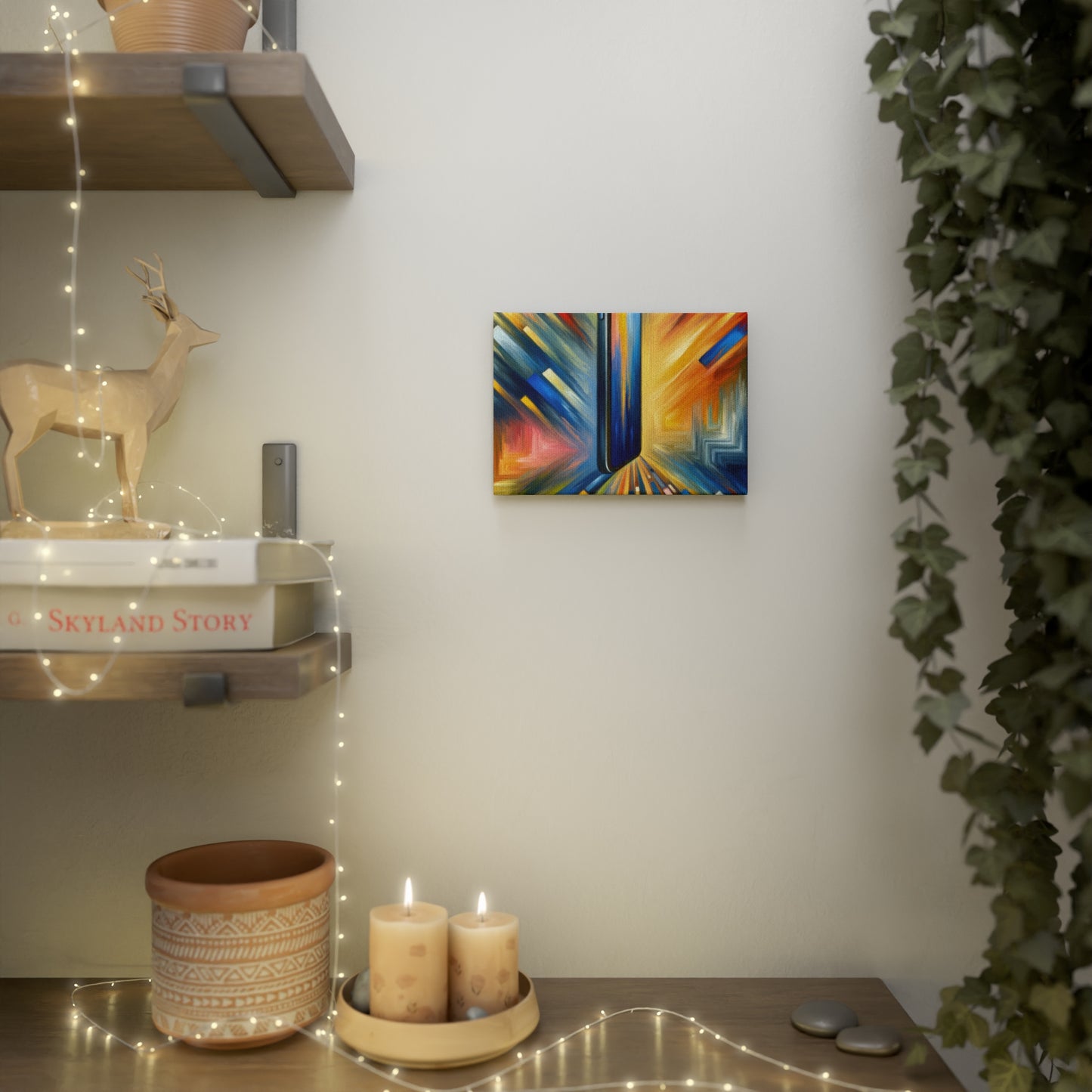 Connectivity Beacon Dichotomy Canvas Photo Tile