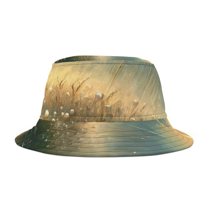 Observant Delicacy Heart Bucket Hat (AOP)