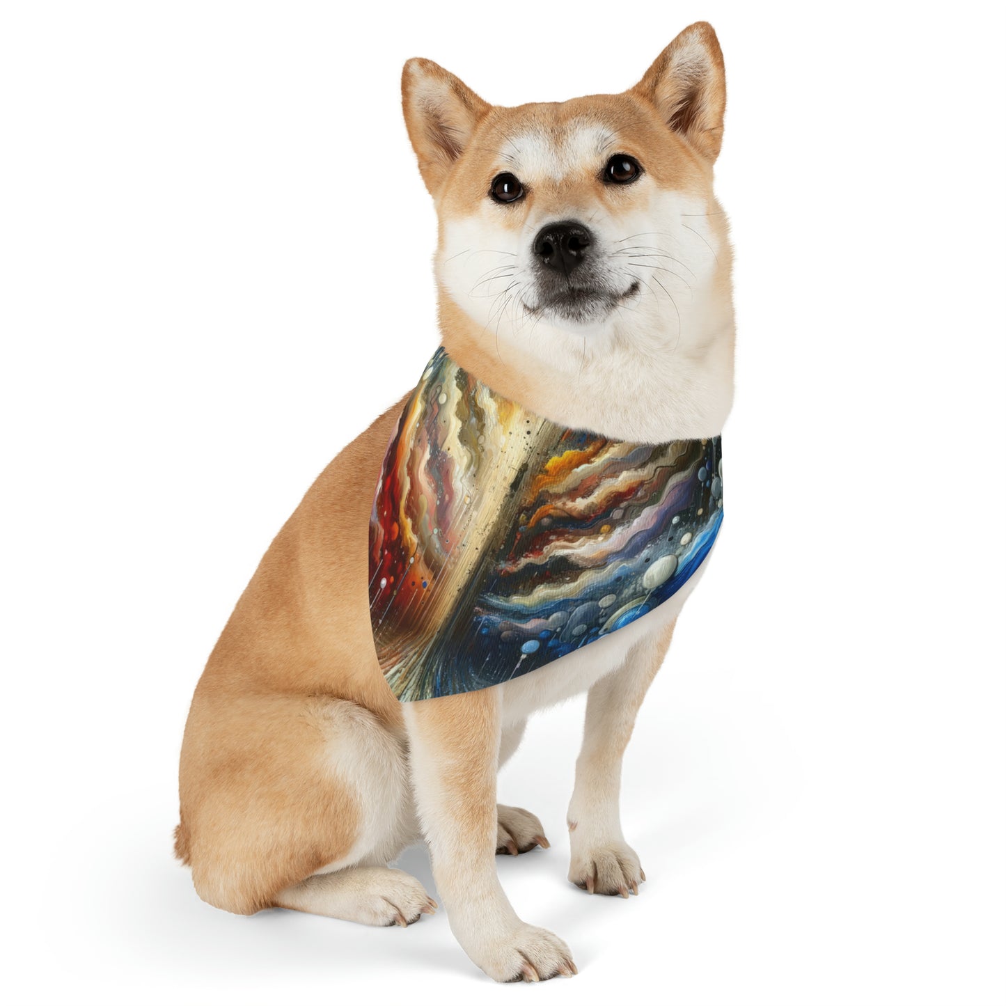 Linguistic Resonance Cascade Pet Bandana Collar