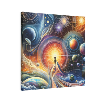 Unified Cosmic Alignment Canvas Photo Tile