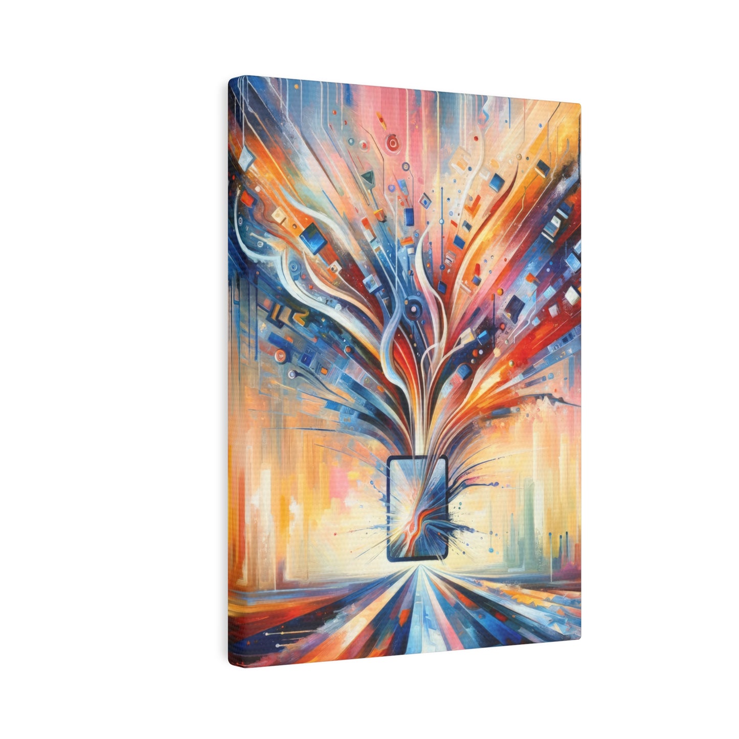 Empowerment Through Technology Canvas Photo Tile