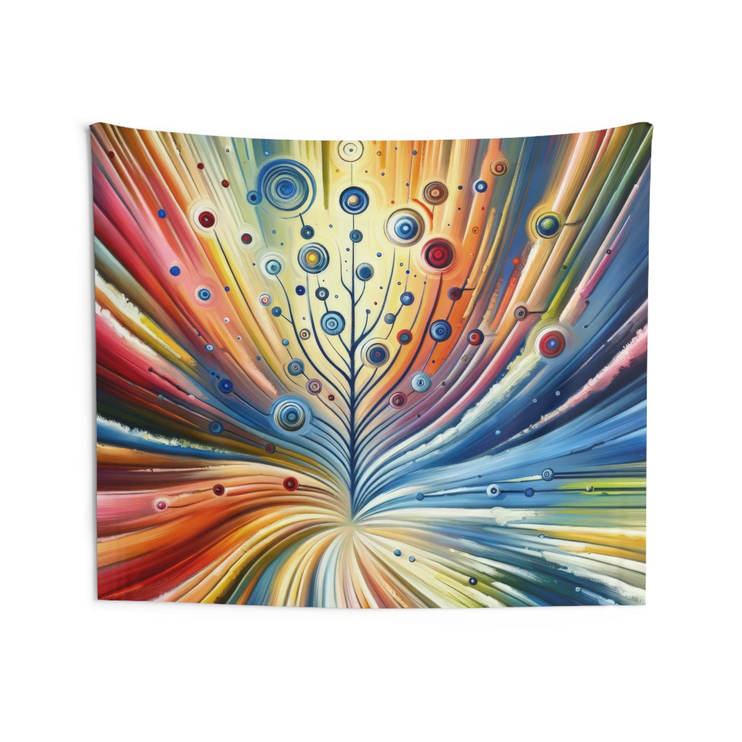 Sustainable Ripple Abstract Indoor Wall Tapestries