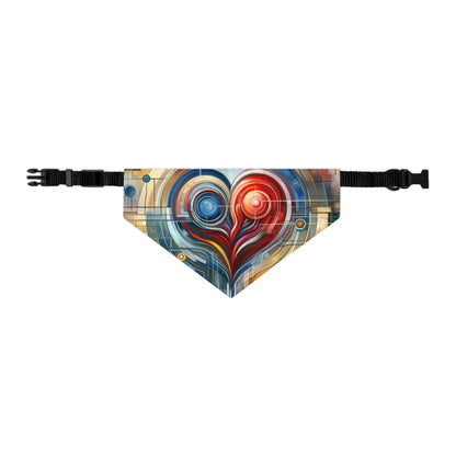 Techno Heart Harmony Pet Bandana Collar