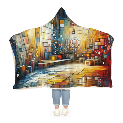 Reflective Habitation Art Snuggle Blanket