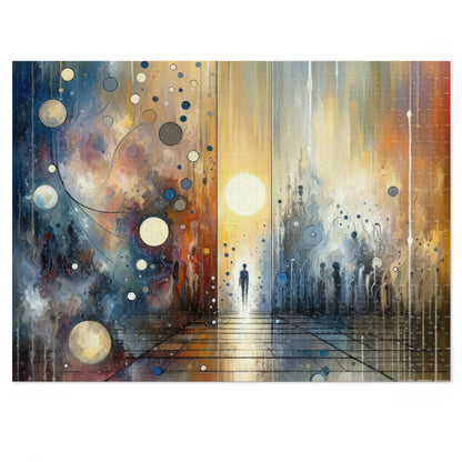 Stillness Transition Abstract Jigsaw Puzzle (30, 110, 252, 500,1000-Piece)