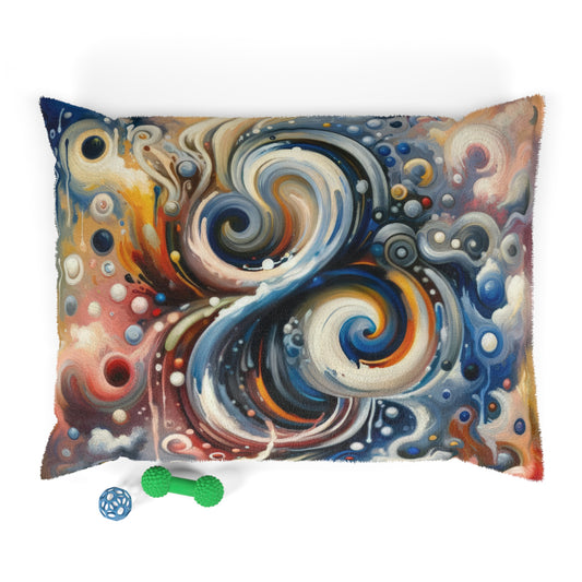 Paradoxical Embrace Tachism Pet Bed