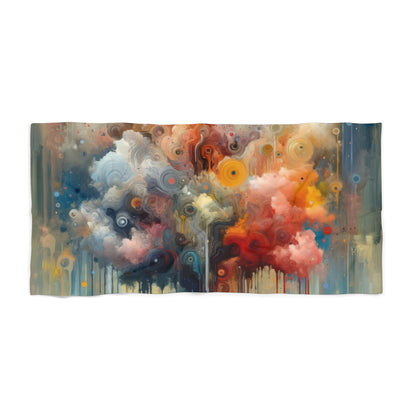 Abstract Beliefs Reflection Beach Towel