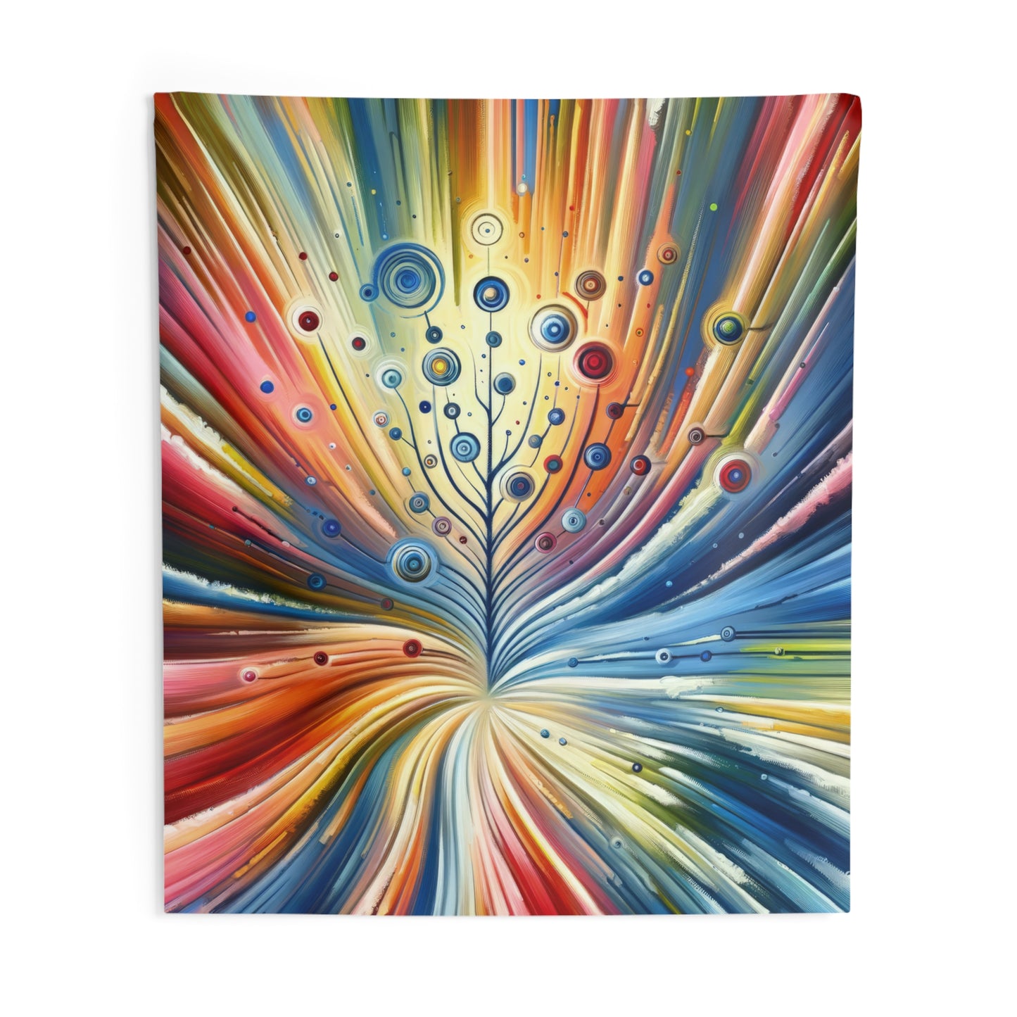 Sustainable Ripple Abstract Indoor Wall Tapestries