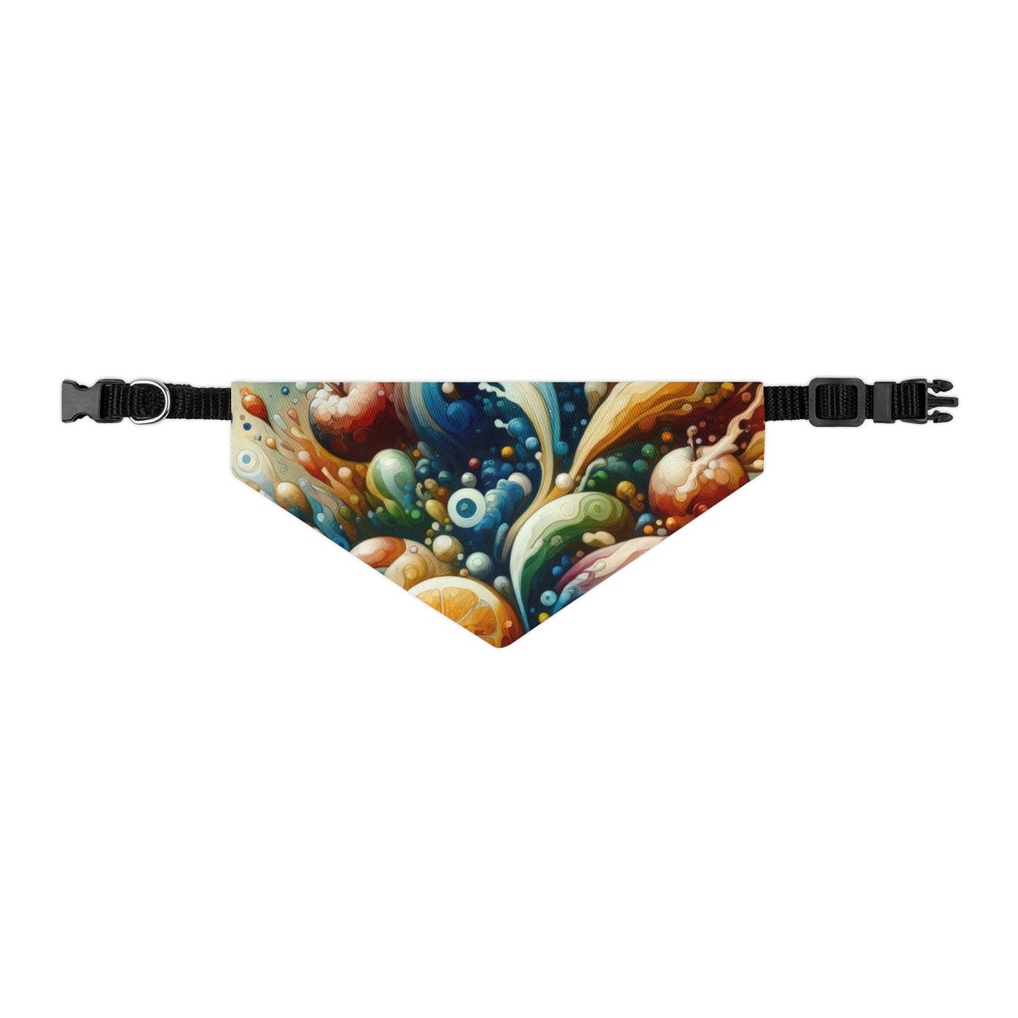 Nourishing Tachism Symphony Pet Bandana Collar