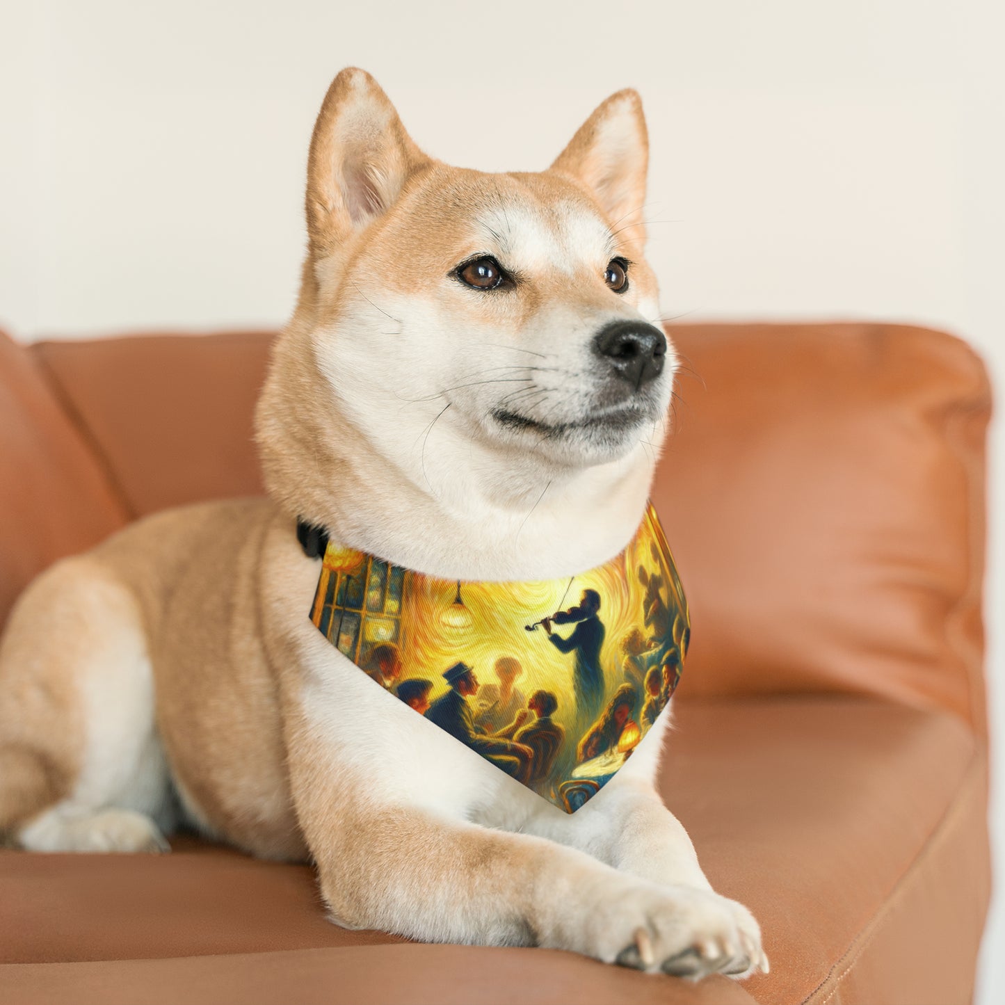 Bistro Emotive Entry Pet Bandana Collar