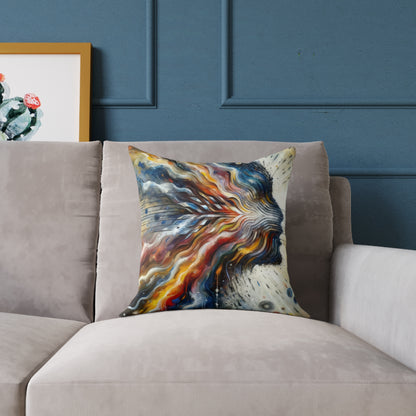 Empathetic Awakening Dynamic Spun Polyester Pillow