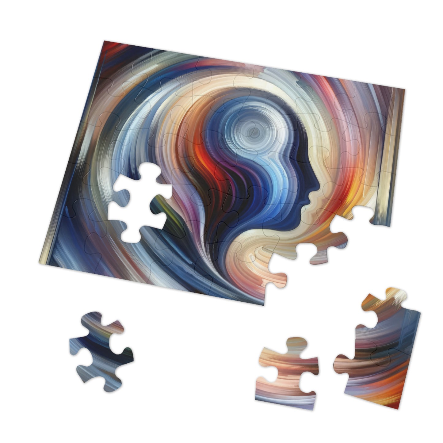 Harmonious Mindset Abstract Jigsaw Puzzle (30, 110, 252, 500,1000-Piece)