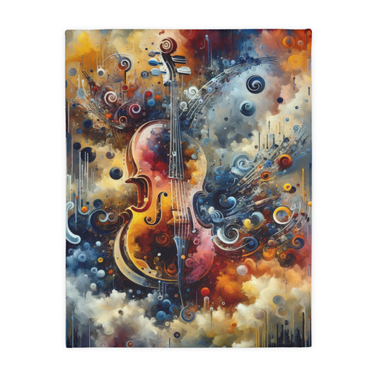 Symphonic Choices Canvas Velveteen Microfiber Blanket (Two-sided print)